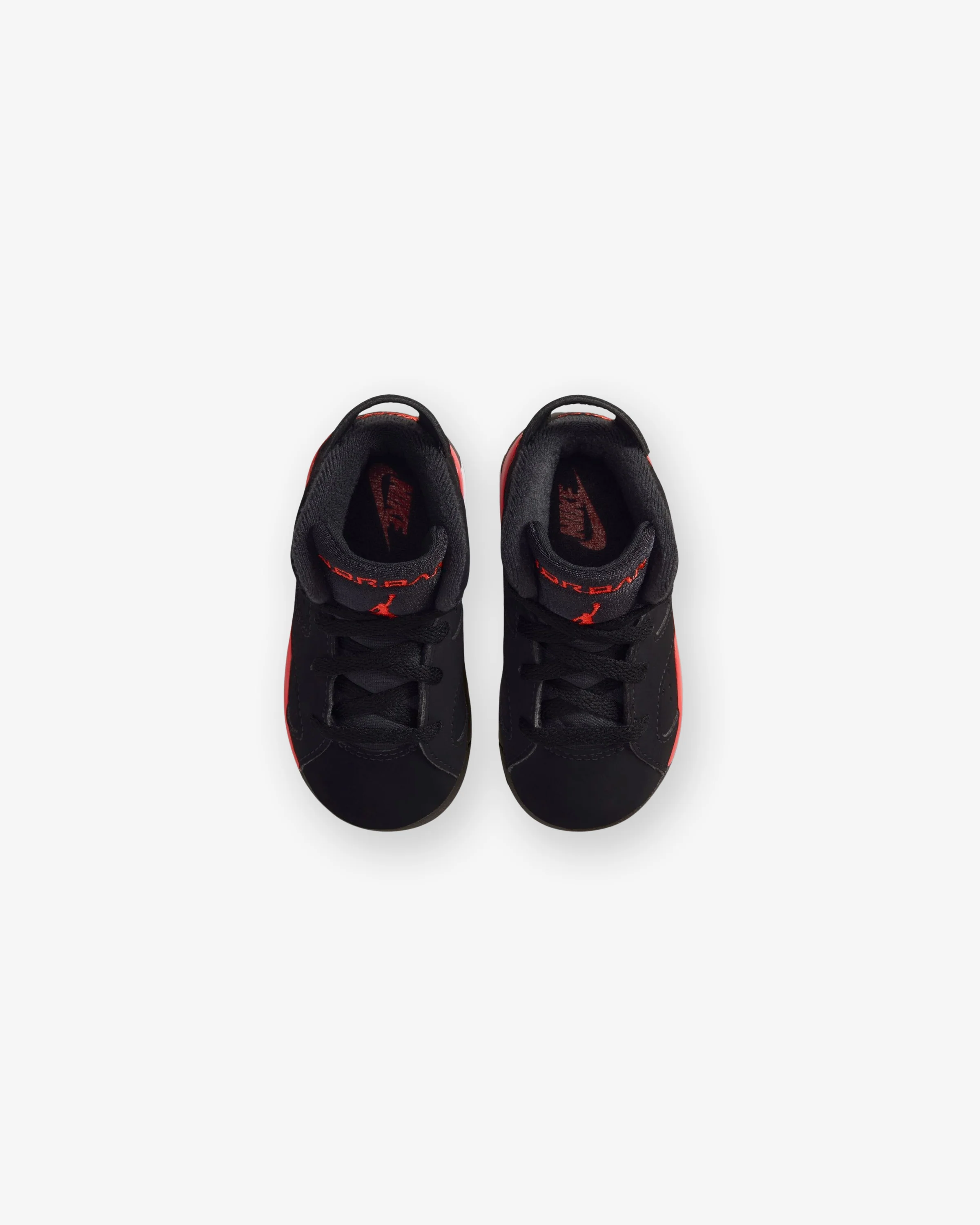 JORDAN TD AJ 6 RETRO 'INFRARED'  - BLACK/ LIGHT CRIMSON
